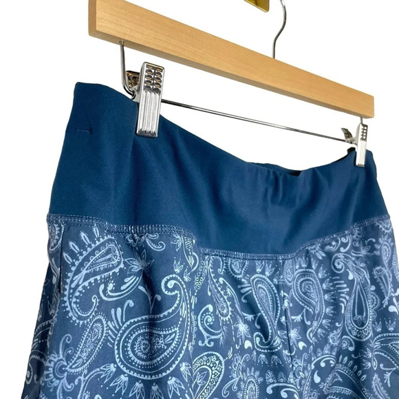 Sweaty Betty Women’s Paisley Athletic Running Shorts in Blue Size L - Picture 3 of 9